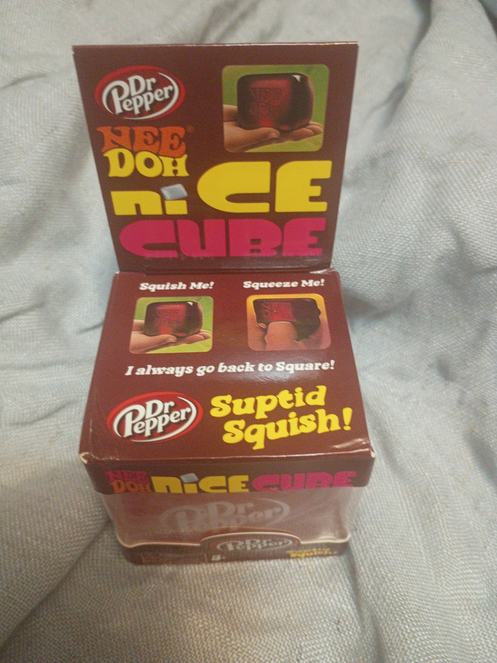 Dr Pepper Red NeeDoh Nice Cube Stress Toy - Picture 2 of 8